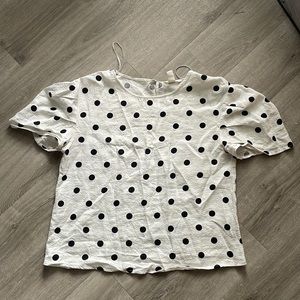 Hm Polka Dot Short Sleeve
